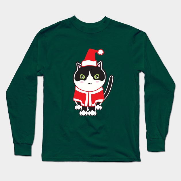 Santa Claws Long Sleeve T-Shirt by KimonoKat